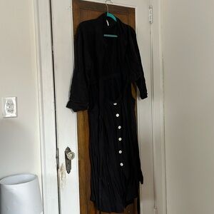 Free People Wrap linen dress